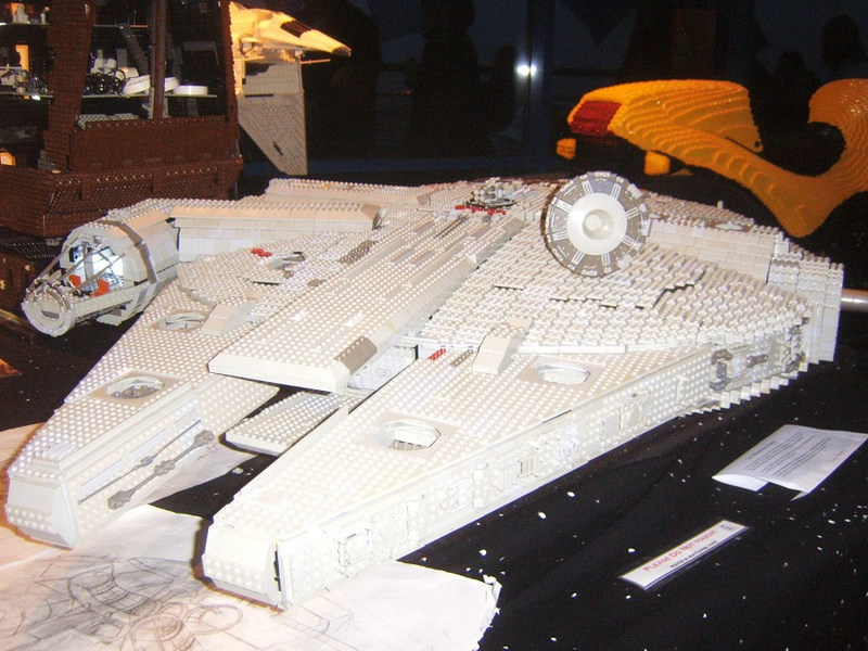 Illustration for article titled Crazy Guy Making Huge Minifig Scale Lego Corellian Corvette